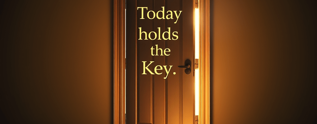 Today Holds the Key: Step Into the Life You Were Meant to Live