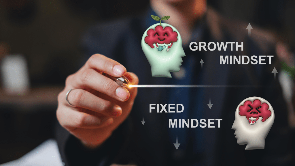 growth mindset and fixed mindset